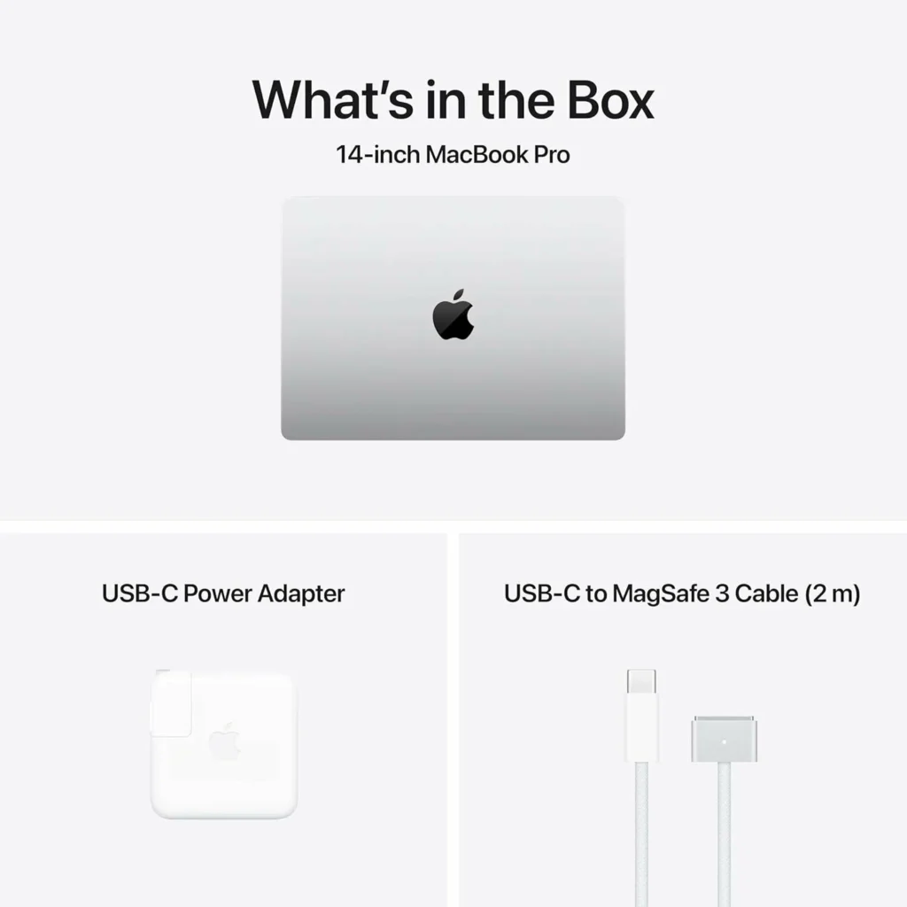 Ноутбук Apple MacBook Pro 14 M4, 16GB/1TB SSD, Silver (MW2X3) английская/русская раскладка (гравировка) изображение 4