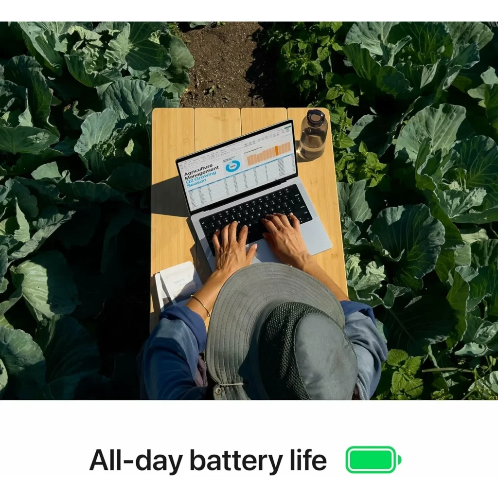 Ноутбук Apple MacBook Pro 14 M4, 16GB/1TB SSD, Silver (MW2X3) английская/русская раскладка (гравировка) изображение 6