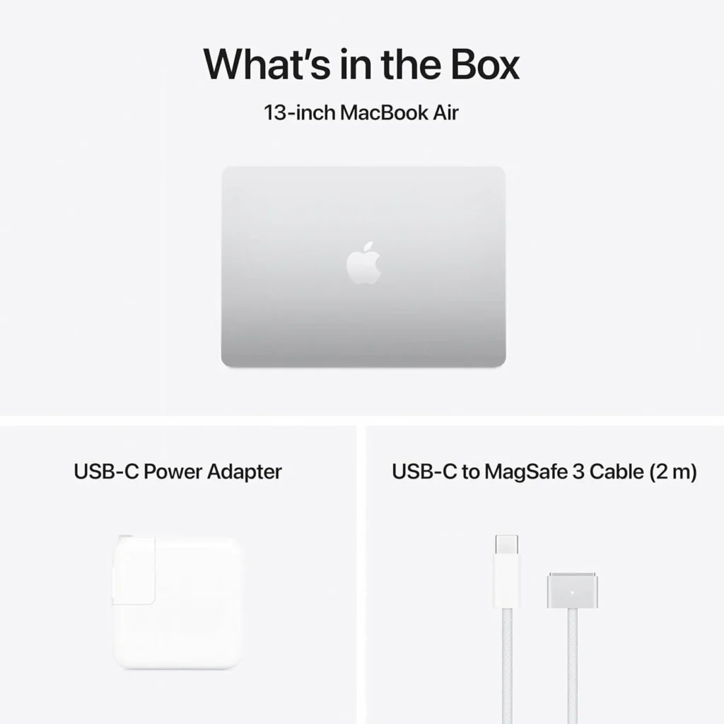 Ноутбук Apple MacBook Air 13 2025 M4 24/512 Silver (MC654) русская раскладка (гравировка) изображение 7