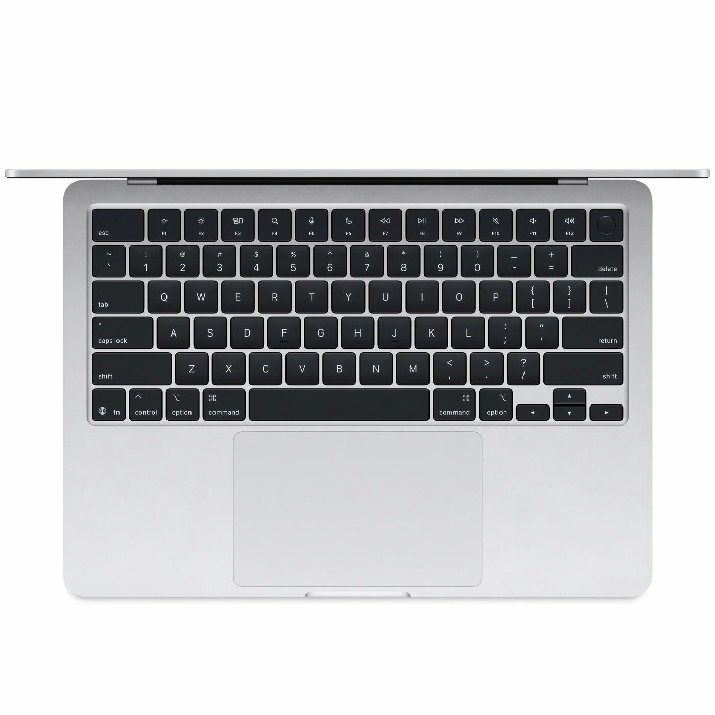 Ноутбук Apple MacBook Air 13 2025 M4 24/512 Silver (MC654) русская раскладка (гравировка) изображение 2