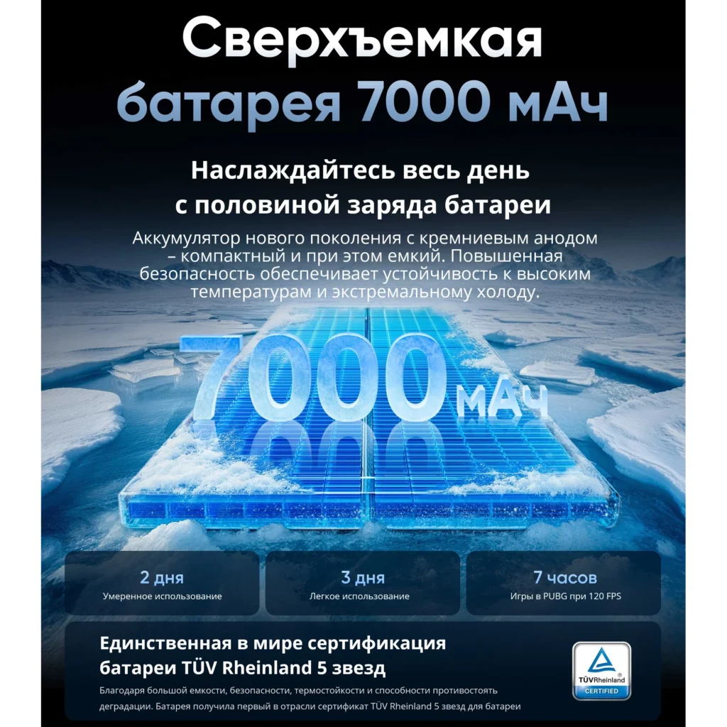 Realme GT 7T 12/512 Обсидиан RU изображение 10