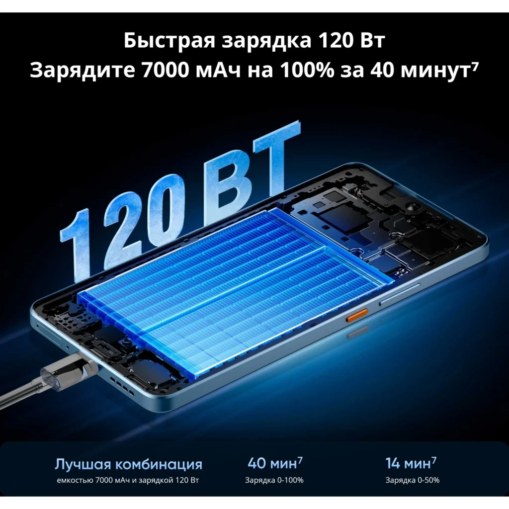 Realme GT 7T 12/512 Обсидиан RU изображение 11