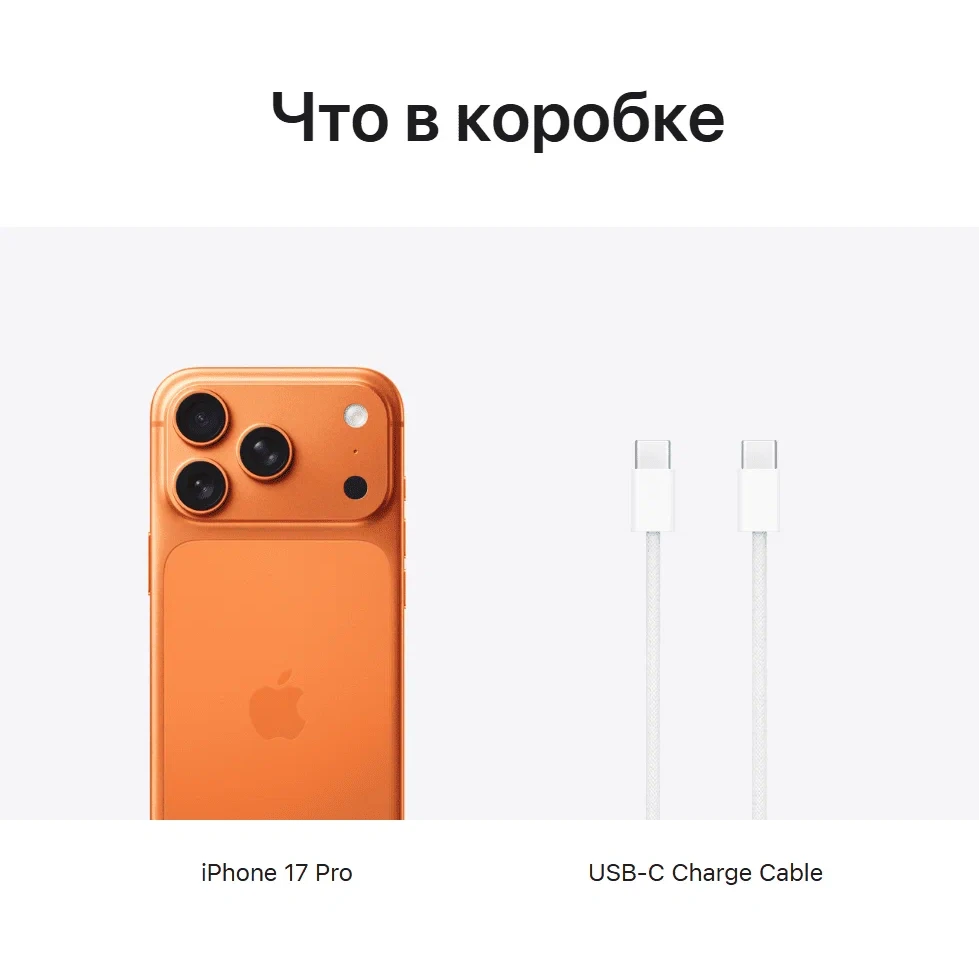 Смартфон Apple iPhone 17 Pro Max 1TB, (nano-SIM + eSim), Оранжевый/Cosmic Orange. изображение 6