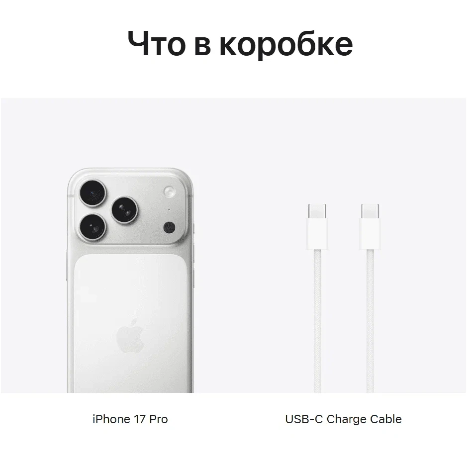 Смартфон Apple iPhone 17 Pro Max 2TB, (nano-SIM + eSim), Cеребристый/Silver. изображение 6